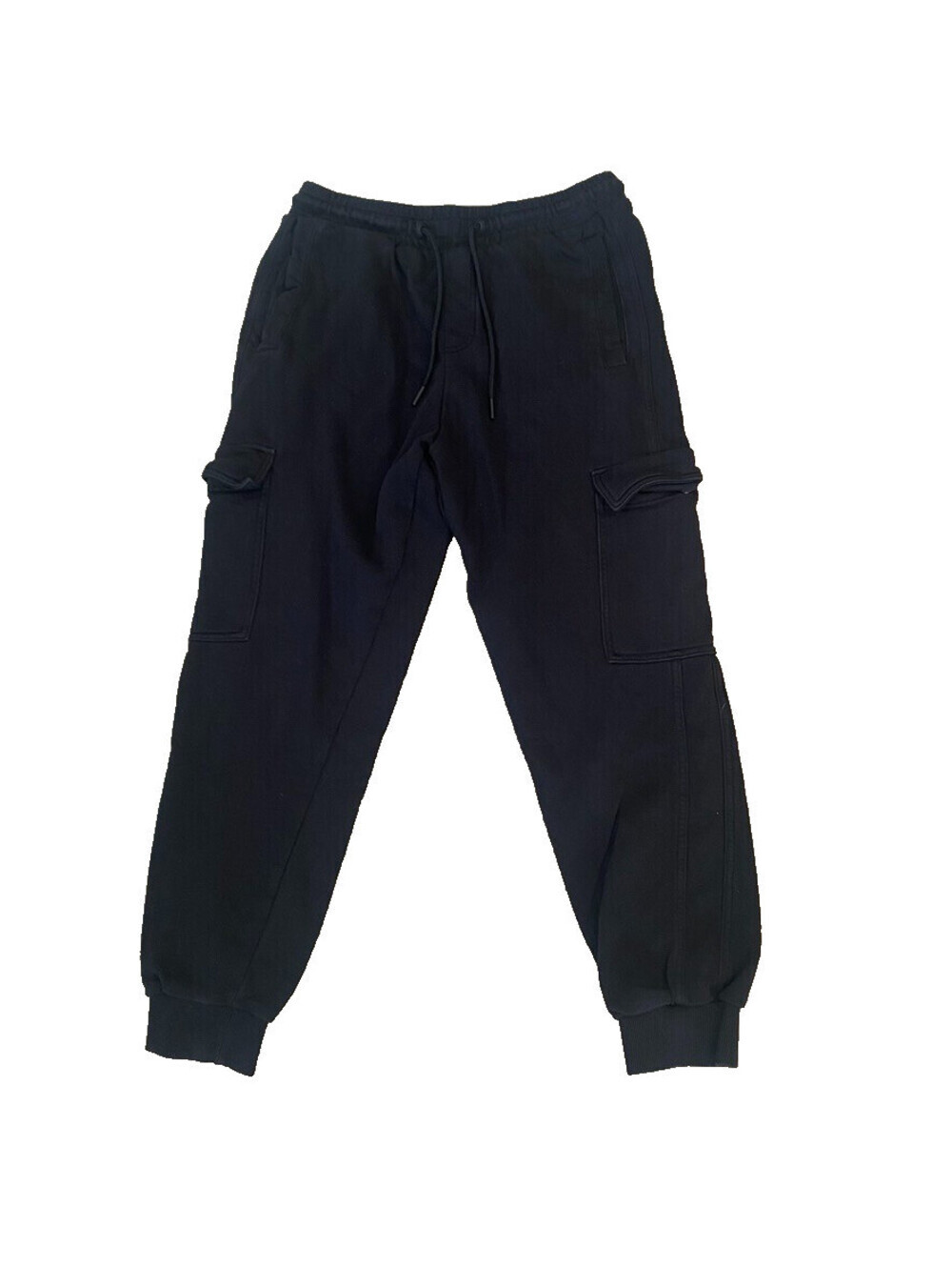 Gymshark Woens Size M Pants Rest Day Essentials Cargo Pockets High Rise Black